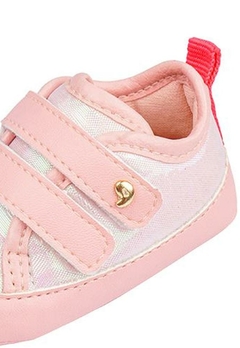 Tênis Infantil Rosa Velcro Pampili - comprar online