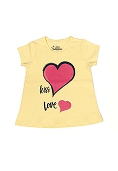 Pijama Kiss Love Blusa Meia Malha Ribana Have Fun - comprar online