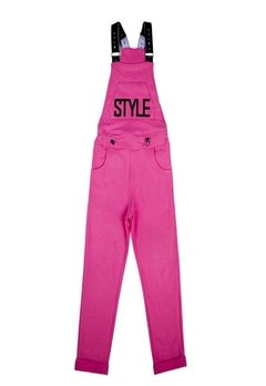 Jardineira Infantil Rosa Style Have Fun - comprar online