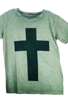 Camiseta MC Cross Verde Mini Us - comprar online