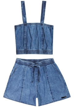 Conjunto Infantil Shorts Jeans Elian - comprar online