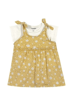 Vestido Infantil Amarelo Colorittá - comprar online