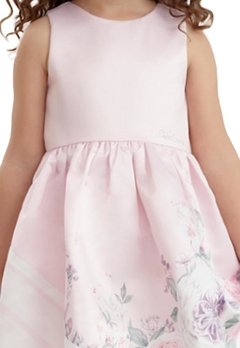Vestido Infantil Rosa Estampado Flores Petit Cherrie - comprar online