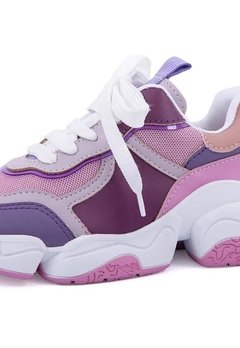 Tênis Multicolor Liso Plataforma Roxo Menina Rio - comprar online