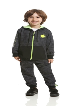 Conjunto Infantil Moletom Mescla Banana Danger