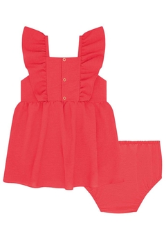 Conjunto Vestido Calcinha Vermelho Infantil Kukie - comprar online