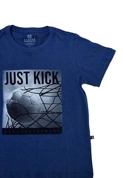 Camiseta Curta Just Kick Azul Banana Danger - comprar online