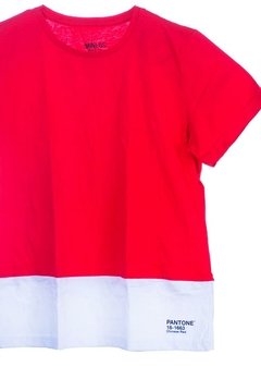 Camiseta MC Pantone Vermelho Mini Us - comprar online