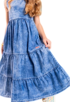 Vestido Midi Infantil Jeans Vigat - comprar online