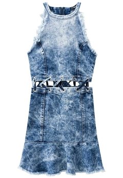 Vestido Regata Summer Azul Jeans Lilimoon