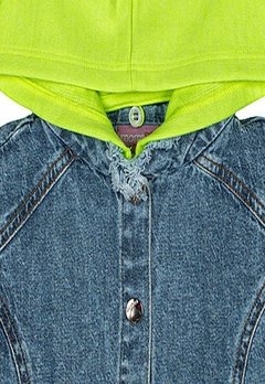 Jaqueta Infantil Jeans Capuz Momi - comprar online