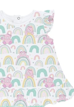 Macacão Curto Bebê Arco Íris Anjos Baby - comprar online