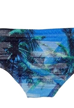 Sunga Infantil Estampada Azul Marinho Banana Danger. - comprar online