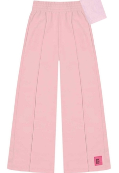 Conjunto 3 peças Rosa Calça Blusa Infantil Abrange - comprar online