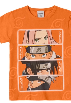 Camiseta Infantil Malha Naruto Laranja Brandili - comprar online