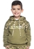 Blusa ML Infantil Verde Camuflada Have Fun