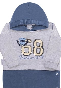 Macacão Longo Plush Jeans Chuquinha Baby - comprar online