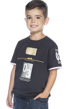 Camiseta Infantil Preto Have Fun