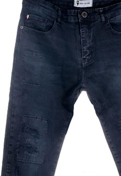 Calça Juvenil Jeans Style Preto Mini Us - comprar online