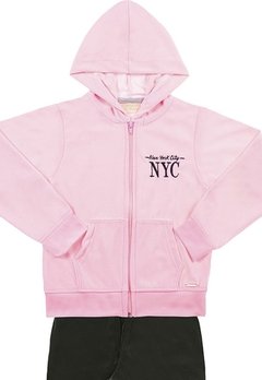 Conjunto Calça Infantil Rosa NYC Vrasalon - comprar online