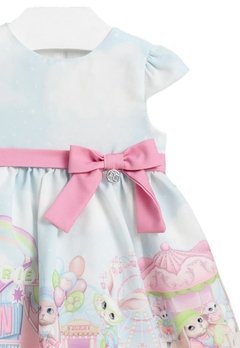 Vestido Infantil Azul Laço Petit Cherrie - comprar online