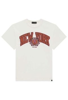 Blusa T-shirts New York Infantil Branca Vic Vicky