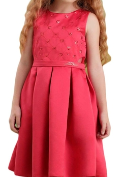 Vestido Infantil Festa Vermelho Petit Cherie - comprar online