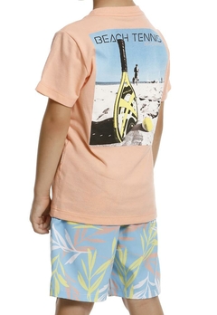 Conjunto Camiseta Bermuda Infantil Estampado Banana Danger - comprar online