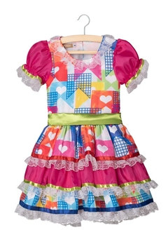 Vestido Caipira Infantil Douvelin - comprar online