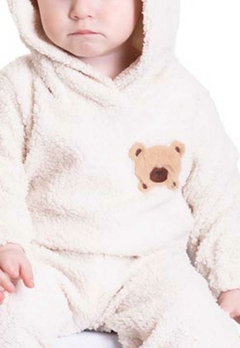 Conjunto Plush Off White Urso Infantil Serelepe - comprar online