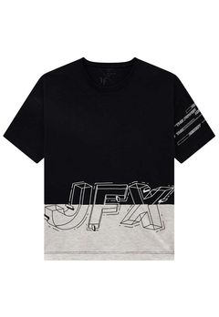 Camiseta Infantil Malha JFX Preta Johnny Fox