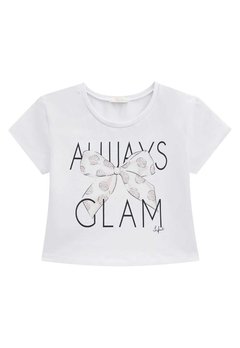 Conjunto Blusa Curto Calça Always Glam Off White Infanti - comprar online