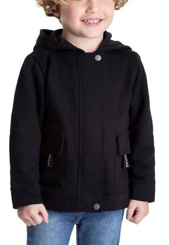 Casaco ML Preto Capuz TMX Kids e Teens - comprar online