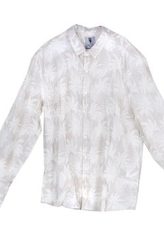 Camisa Manga Longa Tropical Off White Mini Us - comprar online