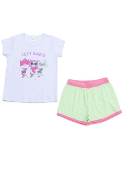 Pijama infantil Let's Dance Branco Have Fun - comprar online