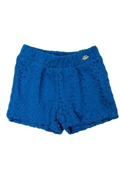 Shorts Infantil Rendado Azul Colorittá