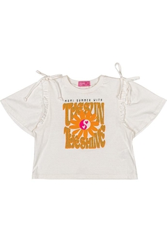Conjunto Blusa Short Infantil Estampado Momi - comprar online