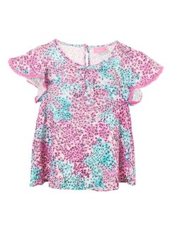 Bata Infantil Floral Liberty Rosa Momi