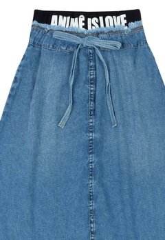 Saia Mini Jeans Animê - comprar online