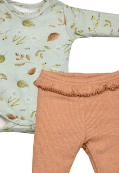 Kit Body Calça Estampado Infantil Tilly Baby - comprar online