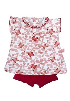 Conjunto Cotton Trevo Vermelho Tilly Baby