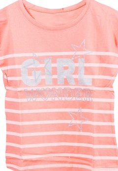 Blusa Infantil Estampada Girl Power Laranja Have Fun - comprar online