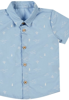 Conjunto Camisa Bermuda Off Infantil Onda Marinha - comprar online