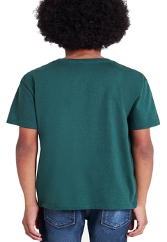 Camiseta TShirt Básica Verde Infantil Reserva Mini - comprar online