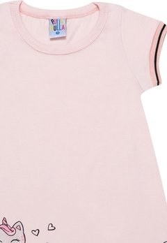 Vestido Infantil Rosa Amore Pulla Bulla - comprar online