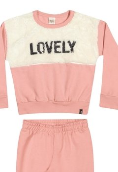 Conjunto Calça Infantil Rosa Lovely Elian - comprar online
