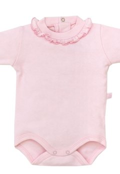Macacão Longo Bebê Liso Rosa Tilly Baby - comprar online