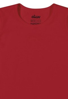 Blusa MC em Cotton Leve Vermelho ELIAN - comprar online