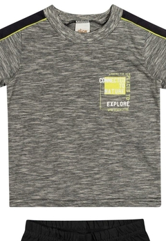 Conjunto Bermuda Camiseta Explore Infantil Elian - comprar online