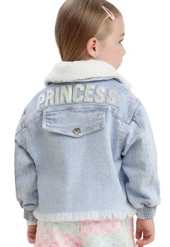 Jaqueta Infantil Jeans Princess Petit Cherrie - comprar online